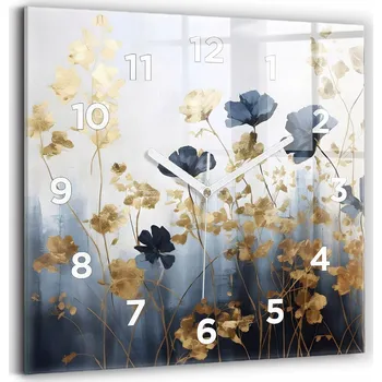 Hodiny Nástěnné hodiny Wallfluent černé 30 cm