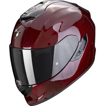 Helma na motorku Scorpion EXO-1400 Carbon červená