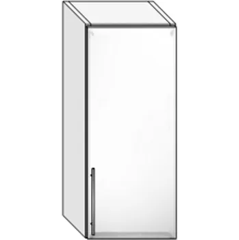 Kuchyňská skříňka Horní skříňka H30/71/P BRAVO 10 Dekor: Jasan šedý 33890_JAS