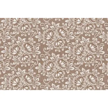 ubrus PVC ubrus ROSETA béžový 140x140 cm