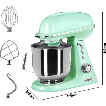 Kuchyňský robot G.Gastro Mixér - Kuchyňský robot - Hnětač - 7L - mátově zelený