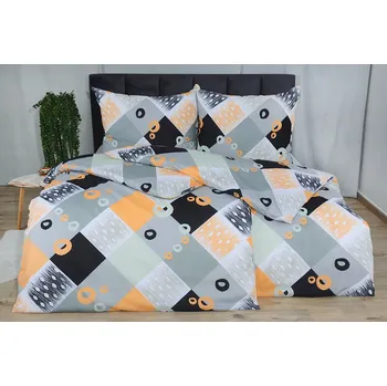 Povlečení Krepové povlečení BASIC prodloužené TALONA broskvové