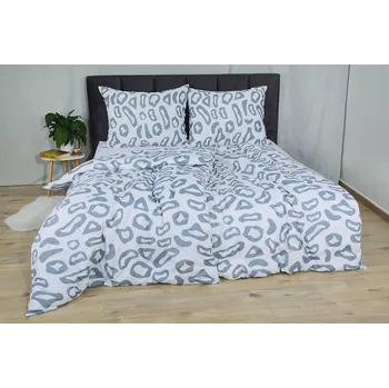 Povlečení Bavlněné povlečení BASIC 4dílné PARDA šedé