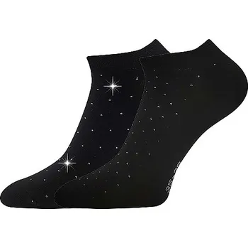 Pánské ponožky BOMA & LONKA Ponožky Piki 82 Černá - balení 2 páry Velikost: 35/38