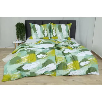 Povlečení Bavlněné povlečení BASIC VALEMA limetkové