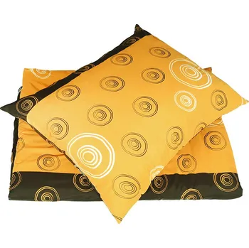 Povlečení Povlečení z mikrovlákna s bavlněným efektem prodloužené MONDA zlaté