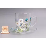 Sada hrnek klasik s podšálkem - Vesna