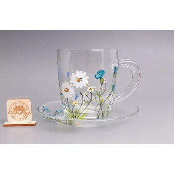 Sada hrnek klasik s podšálkem - Vesna