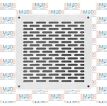 M&D Větrací mřížka oválky bez ohybu 190…