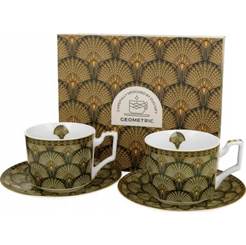 Porcelánový Šálek Duo Geometric 250 ml 2 ks
