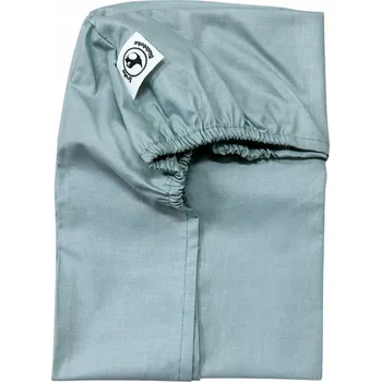 Prostěradlo Prostěradlo postýlky 120x60 šalvěj / máta hnědá