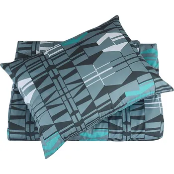 Povlečení Povlečení mikrosatén prodloužené MENTO tyrkysové