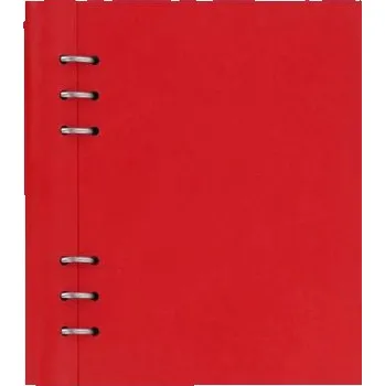 Diář Filofax, Zápisník Clipbook Classic, A5, červená