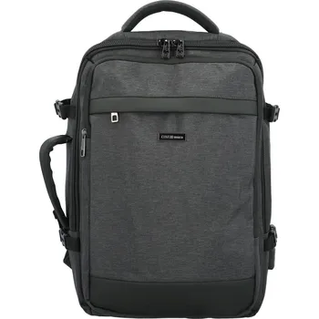 Městský batoh Trendy studentský textilní batoh Coveri Brenton, šedý