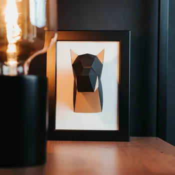 3D puzzle Dobrman Mini – papírový model a mini 3D skládačka PaperTime