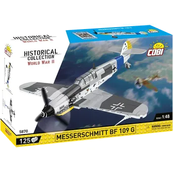 Stavebnice COBI Německý stíhací letoun Messerschmitt BF 109 G COBI 5870 - World War II 1:48