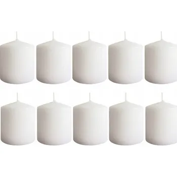 Svíčka Tradiční parafínová svíčka bez vůně Pom Pom Candles 1 ks