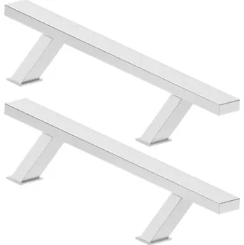 Dveřní kování Madlo 50/30 hranaté šikmé oboustranné Nerez