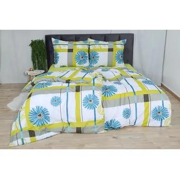 Povlečení Bavlněné povlečení PLUS 4dílné ATRA modré