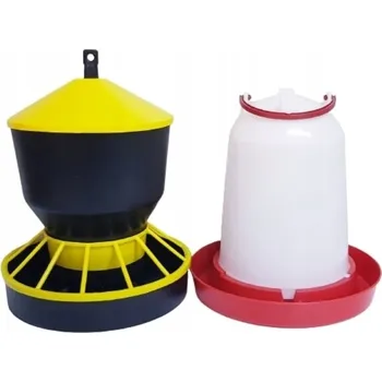 Chovatelství Sada - Krmítko 6kg a napáječka 6L pro drůbež