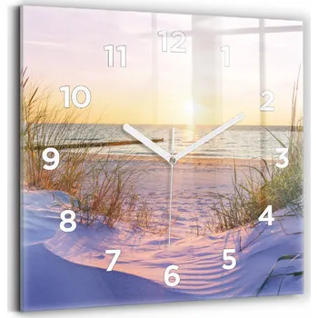 Hodiny Nástěnné hodiny Wallfluent béžové 30 cm