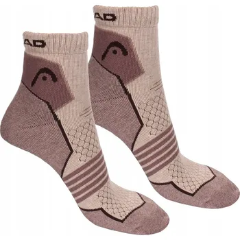 Hnědé kotníkové Ponožky Head , vel. 39-42