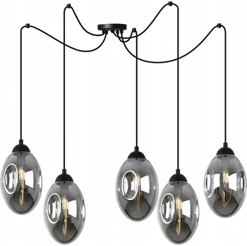 ZÁVĚSNÉ STROPNÍ SVÍTIDLO LUSTR DO OBÝVÁKU POKOJE LOŽNICE LOFT PAVOUK E14