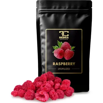 Sušené ovoce Mrazem sušené ovoce, lyofilizované plátky KRÁSNĚ ZRALÉ MALINY50gr