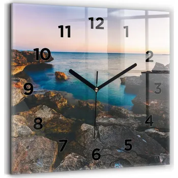 Hodiny Nástěnné hodiny Wallfluent černé 30 cm