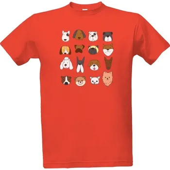 Pánská móda Tričko s potiskem Pejsci pánské