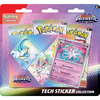 Sběratelská karetní hra Nintendo Prismatic Evolutions Tech Sticker Blister Blister: Sylveon