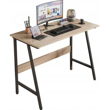 Psací stůl Obdélníkový psací stůl Rebiko 100 x 50 x 73,5 cm světlý dub