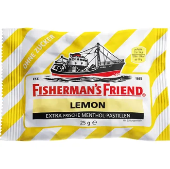 Bonbon LOFTHOUSE OF FLEETWOOD LTD., Fleetwood, Lancs Fishermans Friend Citron bez cukru pastilky 25 g