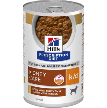 Krmivo pro psa Hills PD Canine k/d Stew Chicken+Vegetable konzerva 12x354g