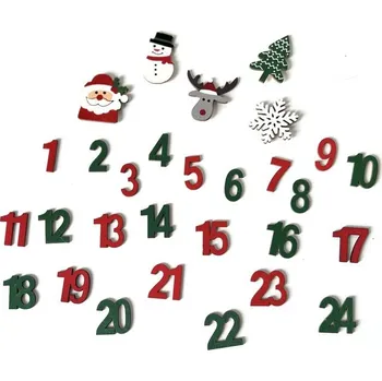 Vánoční dekorace dekorace dřevěná Advent DPDN-189