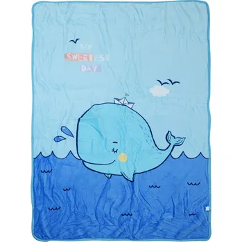 Dětská deka Dětská deka mikro VELRYBA
