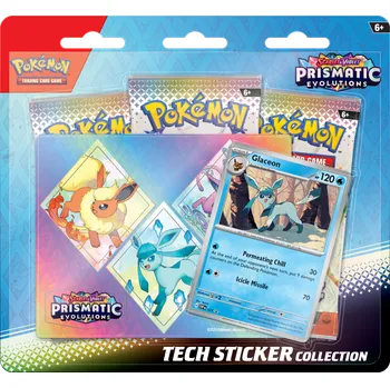 Sběratelská karetní hra Nintendo Prismatic Evolutions Tech Sticker Blister Blister: Glaceon