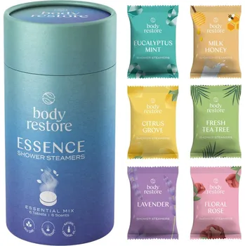Koupelová kosmetika Body Restore Essence Shower Steamers tablety do sprchy 6 ks