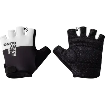 Cyklistické rukavice Cyklistické rukavice FORCE FINE černo-bílé barva: černá, velikost: XXL