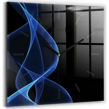 Hodiny Nástěnné hodiny Wallfluent černé 30 cm