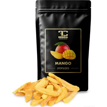 Sušené ovoce DEDRA ZLATÉ MANGO - lyofilizované plátky, ovoce sušené mrazem, 50 g