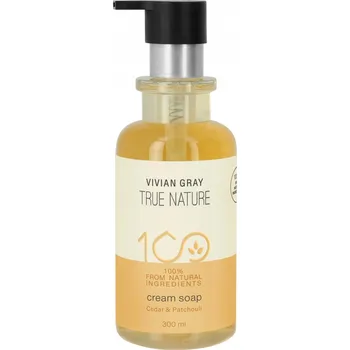 Mýdlo Vivian Gray True Nature Cedar & Patchouli vyživující krémové mýdlo 300 ml