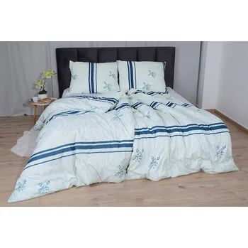 Povlečení Bavlněné povlečení BASIC 4dílné LAGIRI modré