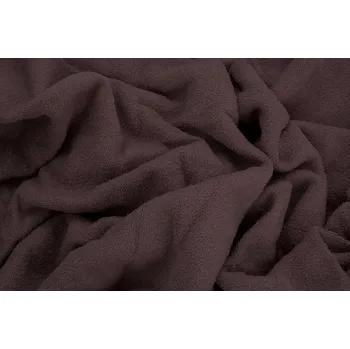 Prostěradlo TOP Q froté prostěradlo TMAVĚ HNĚDÉ 90x200 cm