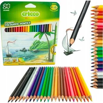 Pastelka Sada 24 školních pastelky Cricco PASTELKY , pro děti
