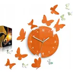 Nástěnné hodiny ModernClock oranžové 45 cm