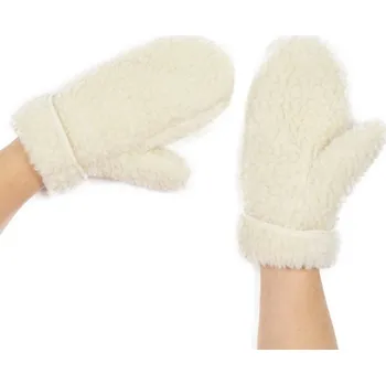 Rukavice BabičkaOvečková.cz Rukavice palčáky z ovčí vlny merino přírodní, Velikost M