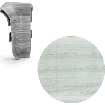 SALAG AP28 vnitřní růžek k liště NGF56, PVC dub rustikální bílá, 56 mm, 1 ks