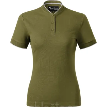 Dámské tričko Dámská polokošile MALFINI DIAMOND, barva avocado zelená, velikost M