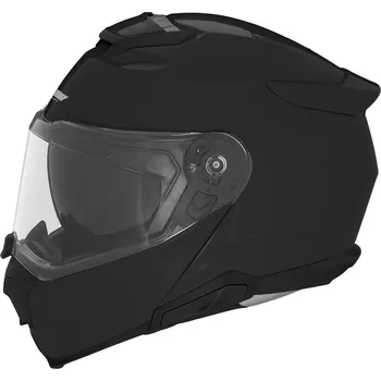 Helma na motorku Vyklápěcí helma na motorku NOX N967 lesklá černá L